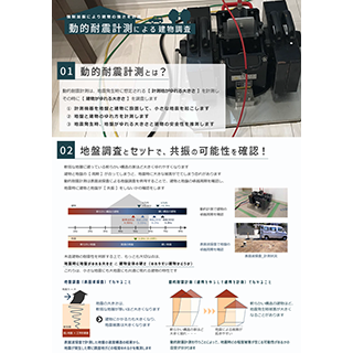 動的耐震計測パンフレット表紙
